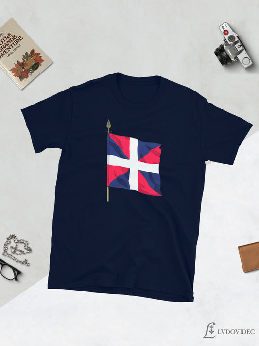 T-shirt Unisexe - Drapeau régimentaire de Carignan-Salières